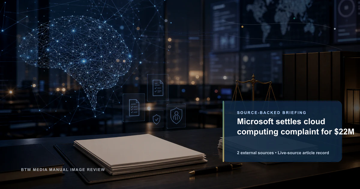 Microsoft règle une plainte sur le cloud computing pour 22 M$