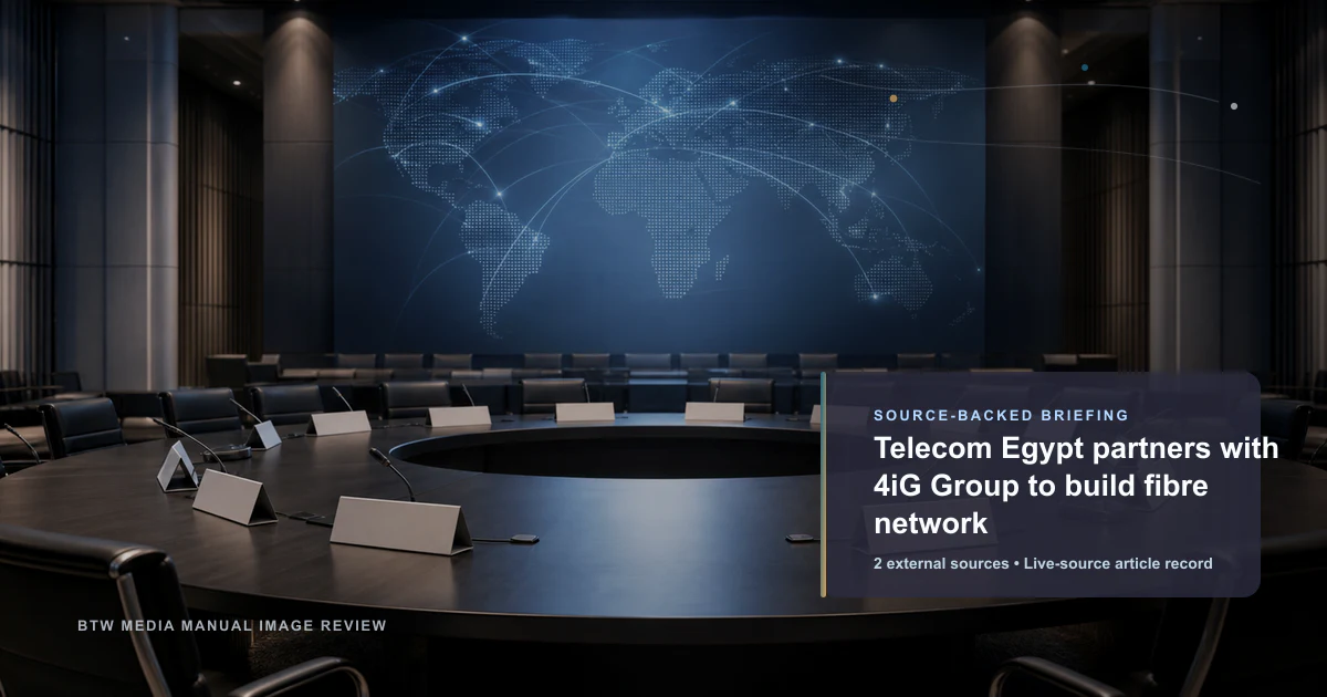 Telecom Egypt s'associe à 4iG Group pour construire un réseau de fibre optique