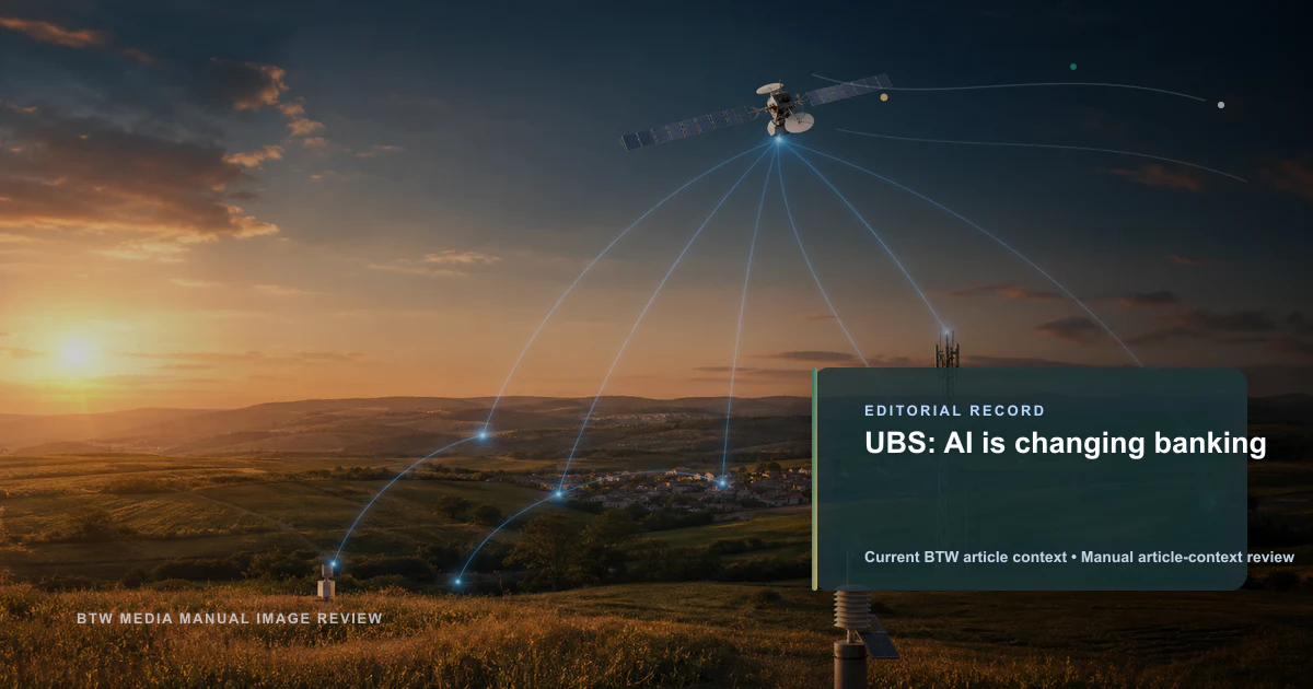 UBS: AI is changing banking reviewed editorial briefing visual