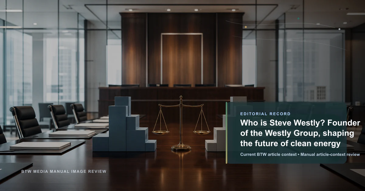 Who is Steve Westly? Founder of the Westly Group, shaping the future of clean energy