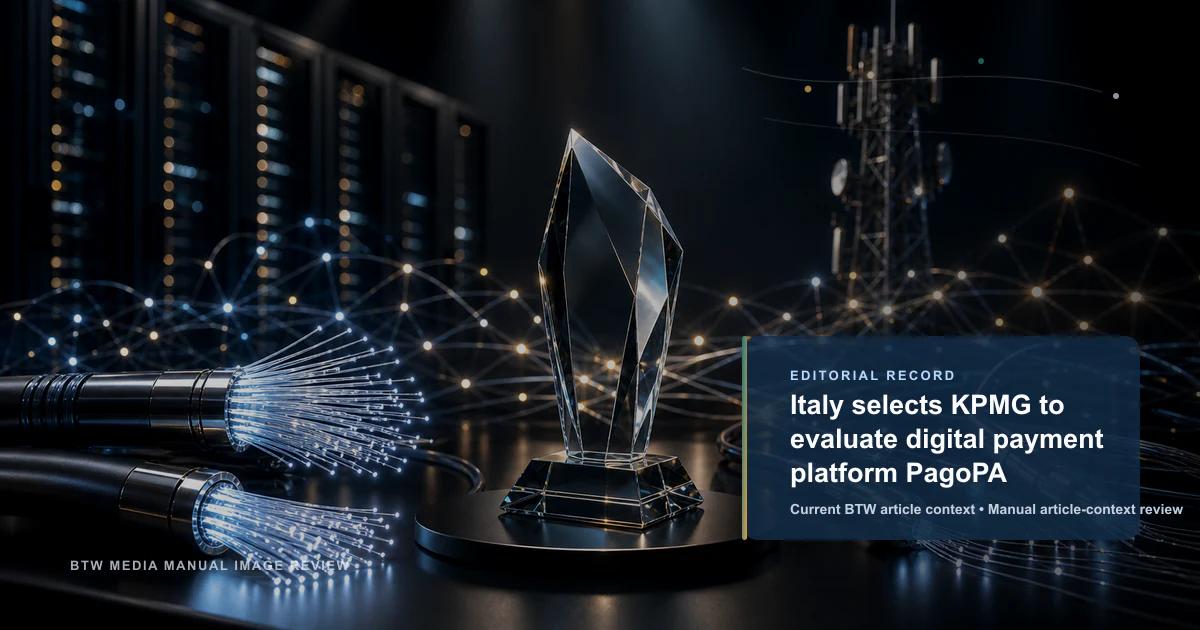 Italy selects KPMG to evaluate digital payment platform PagoPA reviewed editorial briefing visual