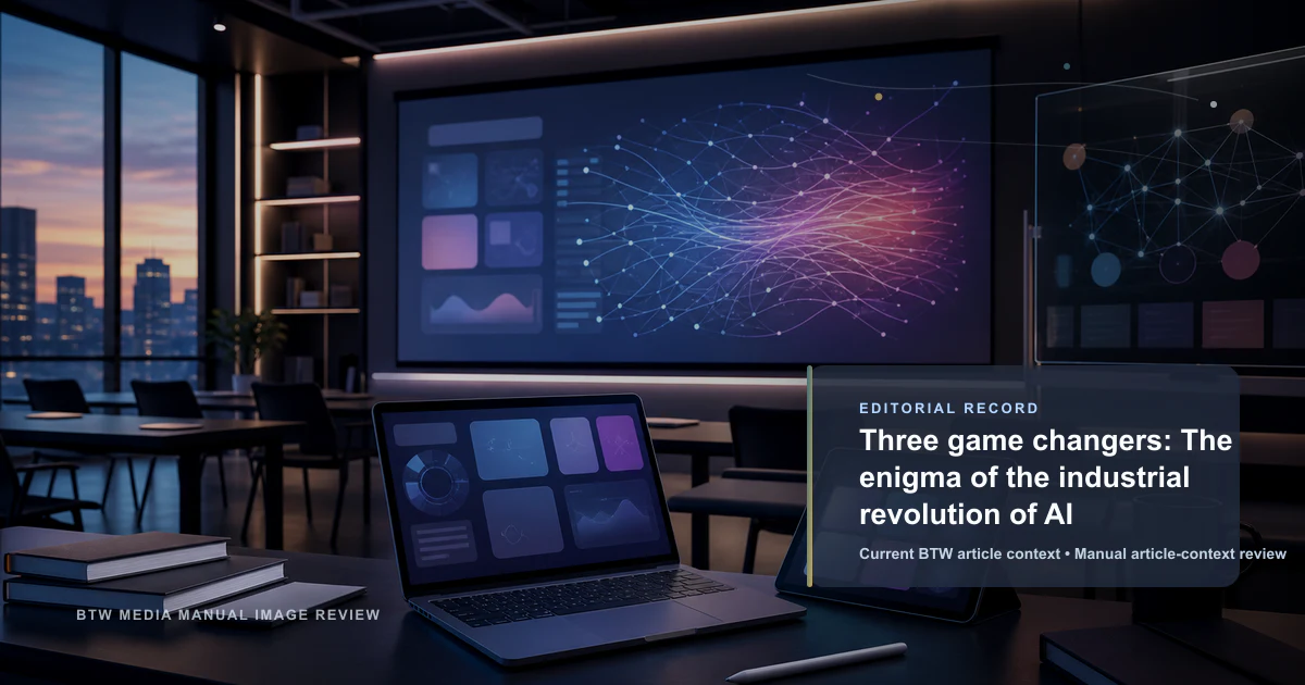 Three game changers: The enigma of the industrial revolution of AI