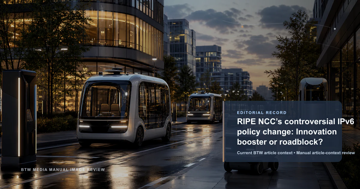 La modification controversée de la politique IPv6 du RIPE NCC : moteur d’innovation ou obstacle ?
