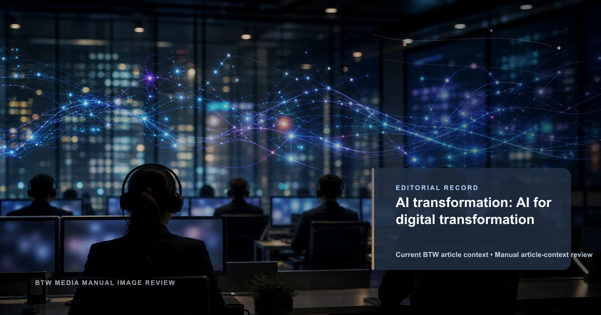 Transformación de IA: IA para la transformación digital