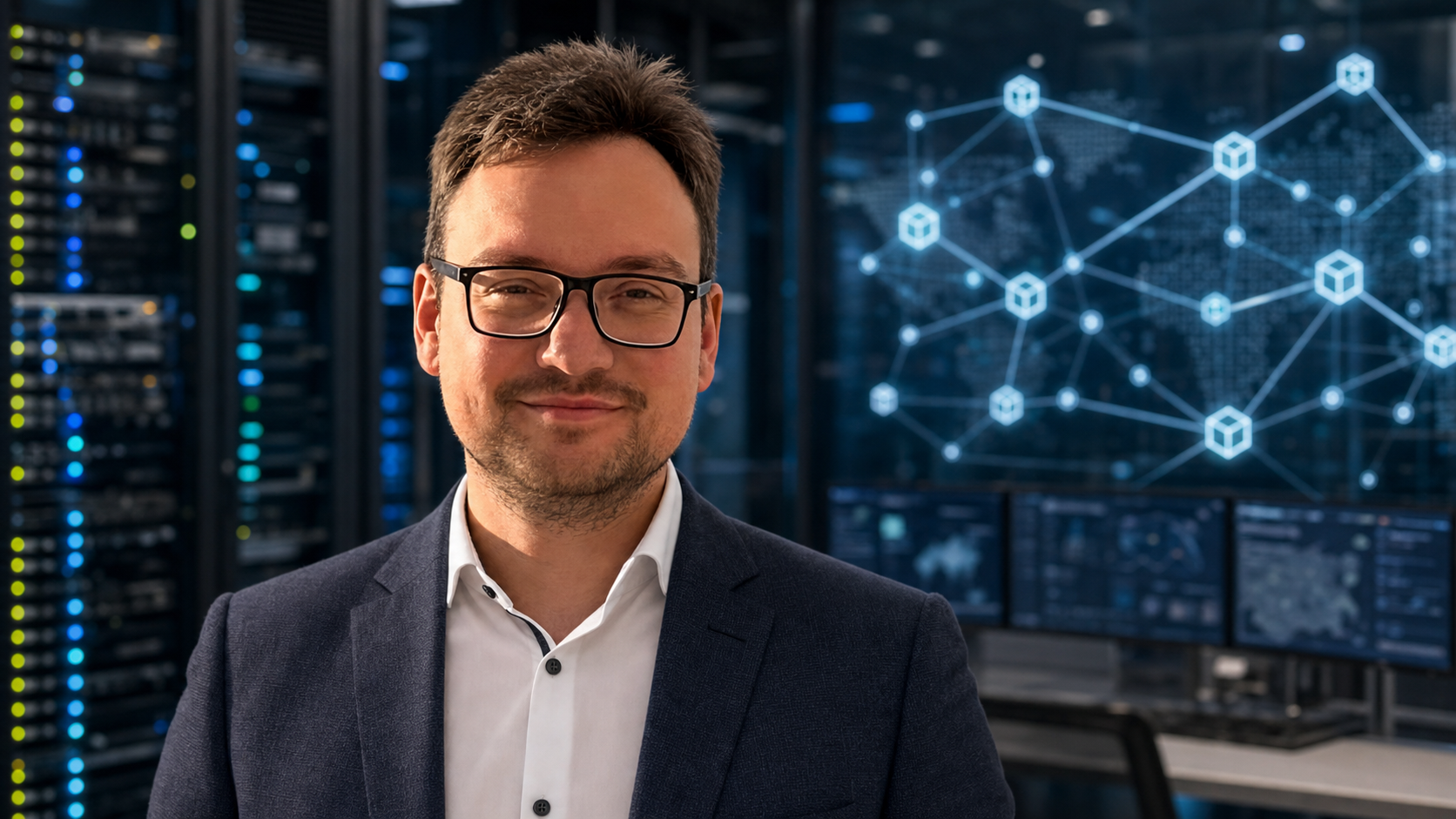 AI-generated editorial portrait of Alexander Timokhin based on a public profile photo