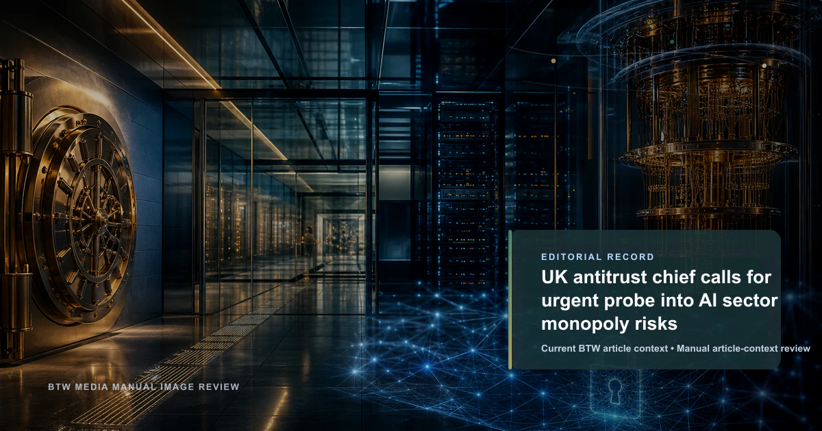 Le responsable antitrust britannique demande une enquête urgente sur les monopoles de l'IA