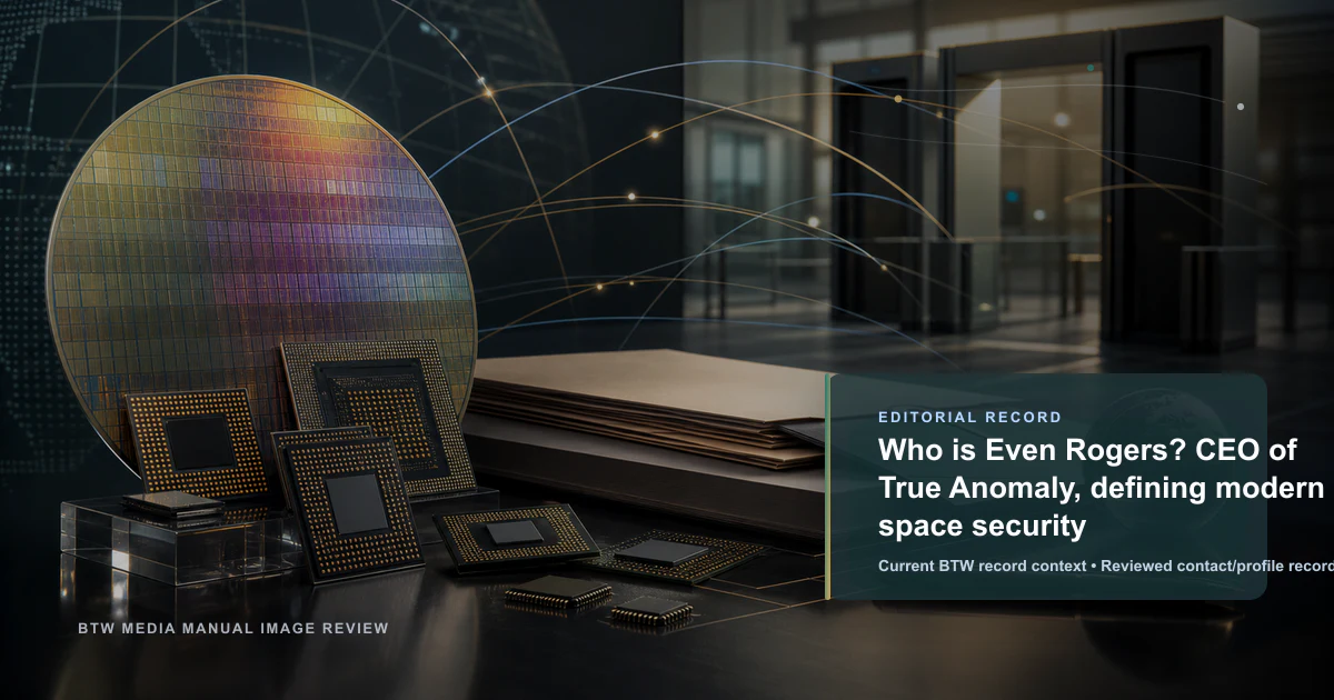 Qui est Even Rogers ? PDG de True Anomaly, définition de la sécurité spatiale moderne