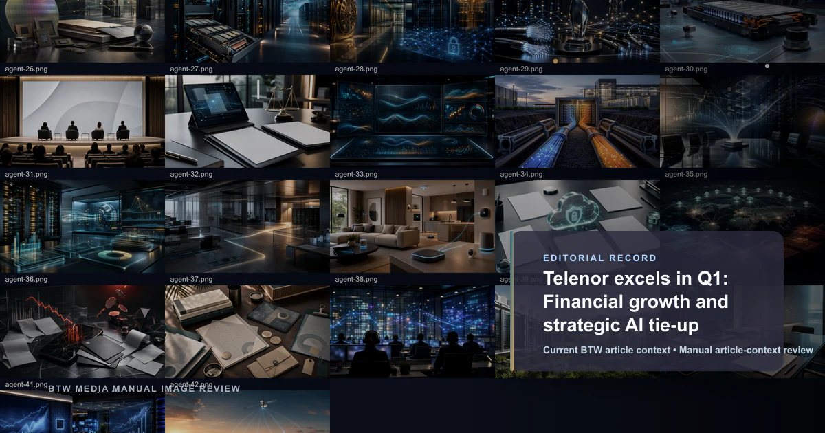 Telenor sobresale en el Q1: crecimiento financiero y alianza estratégica con IA