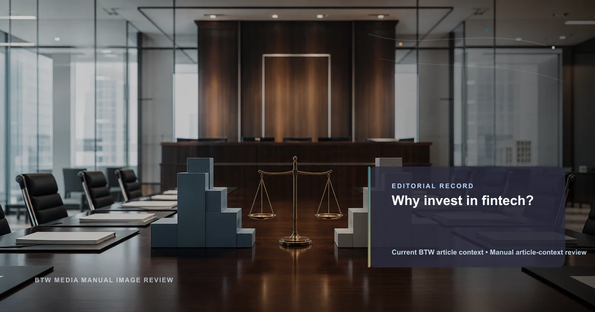 Why invest in fintech?