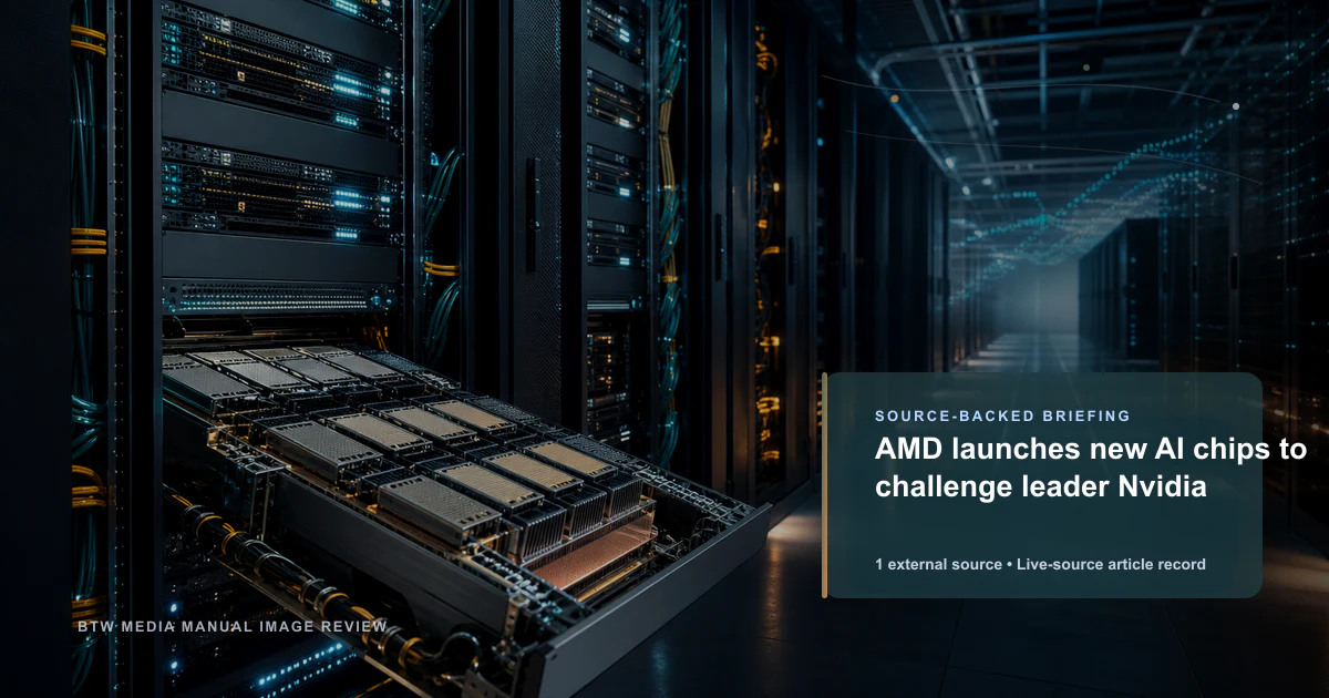 AMD 发布新 AI 芯片挑战龙头 Nvidia