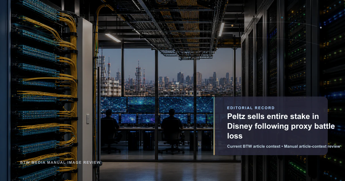 Peltz sells entire stake in Disney following proxy battle loss reviewed editorial image