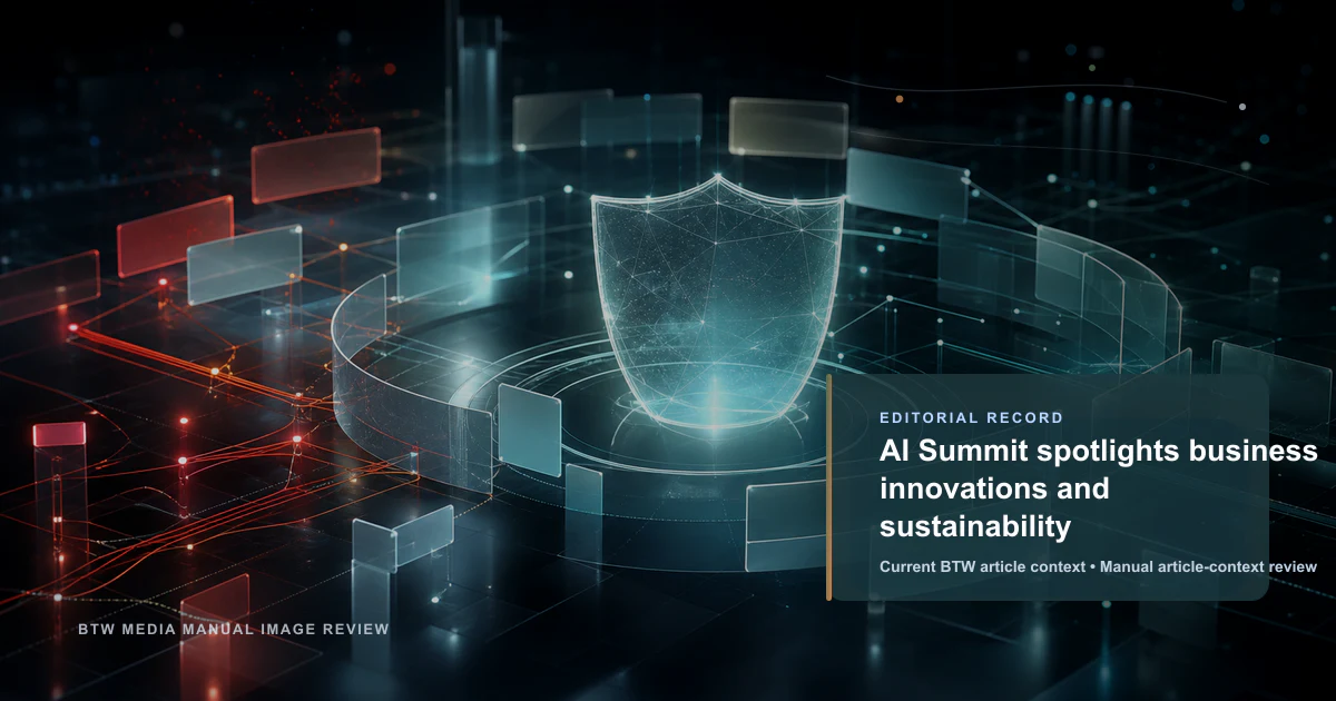 AI Summit spotlights business innovations and sustainability reviewed editorial briefing visual