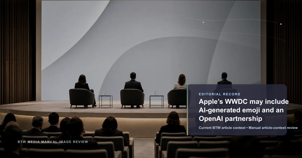 La WWDC d’Apple pourrait inclure des émojis générés par l’IA et un partenariat avec OpenAI