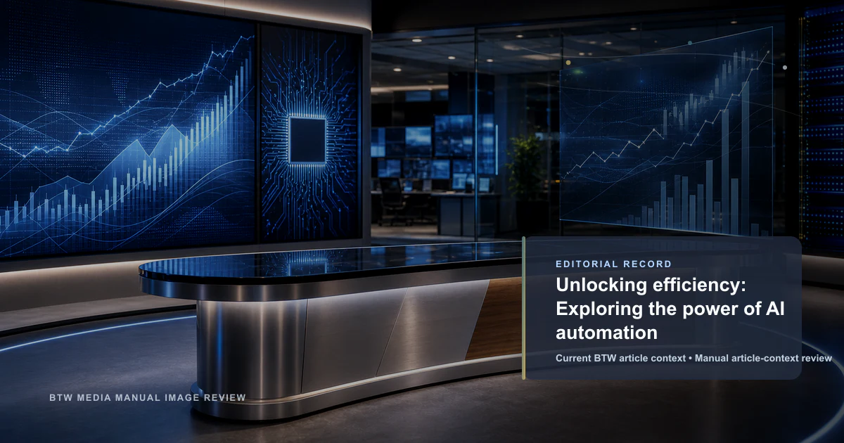 Unlocking efficiency: Exploring the power of AI automation