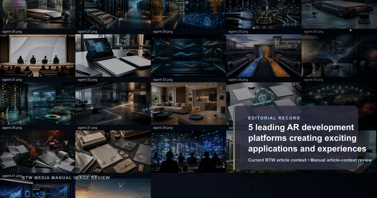 5 leading AR development platforms creating exciting applications and experiences