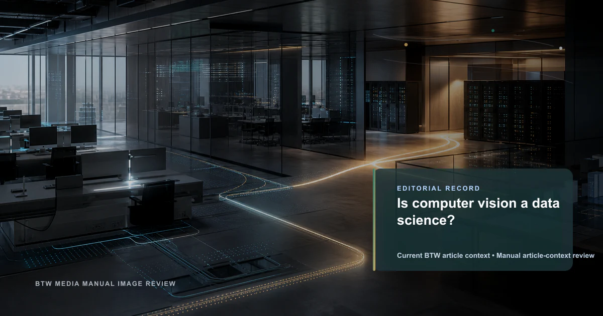 计算机视觉是数据科学吗?