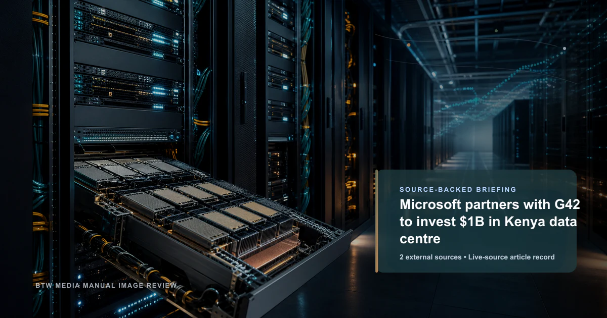 Microsoft s'associe à G42 pour investir 1 milliard de dollars dans un centre de données au Kenya