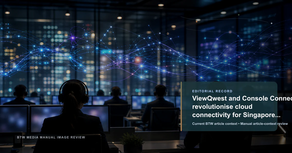 ViewQwest y Console Connect revolucionan la conectividad en la nube para las empresas de Singapur
