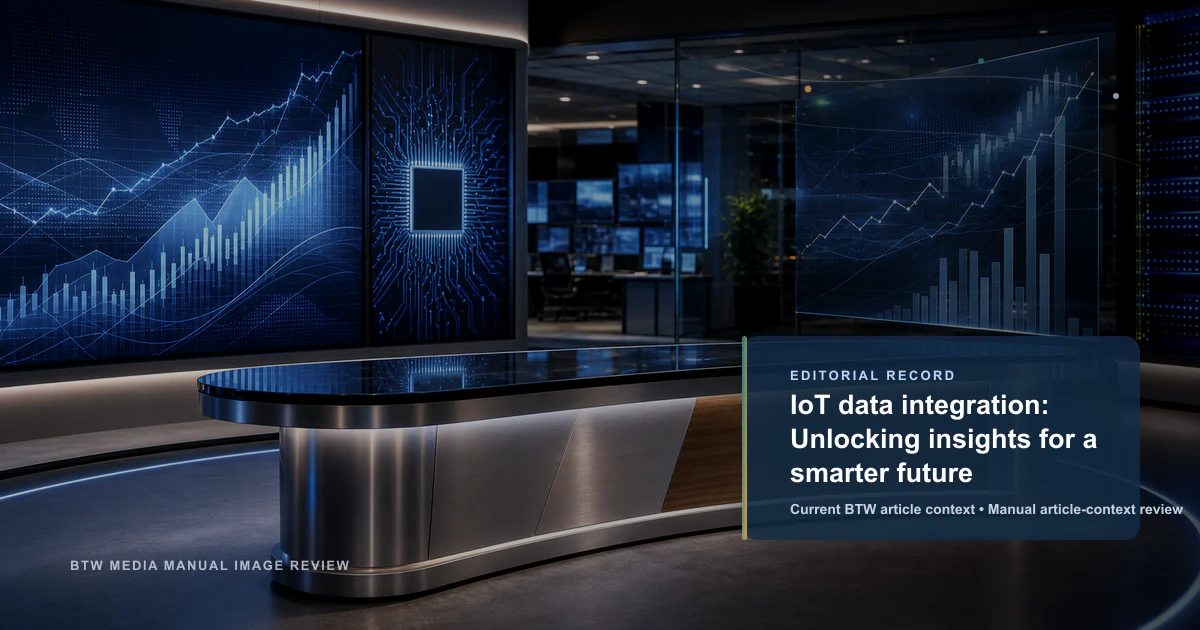 Intégration des données IoT : Débloquer des informations pour un avenir plus intelligent