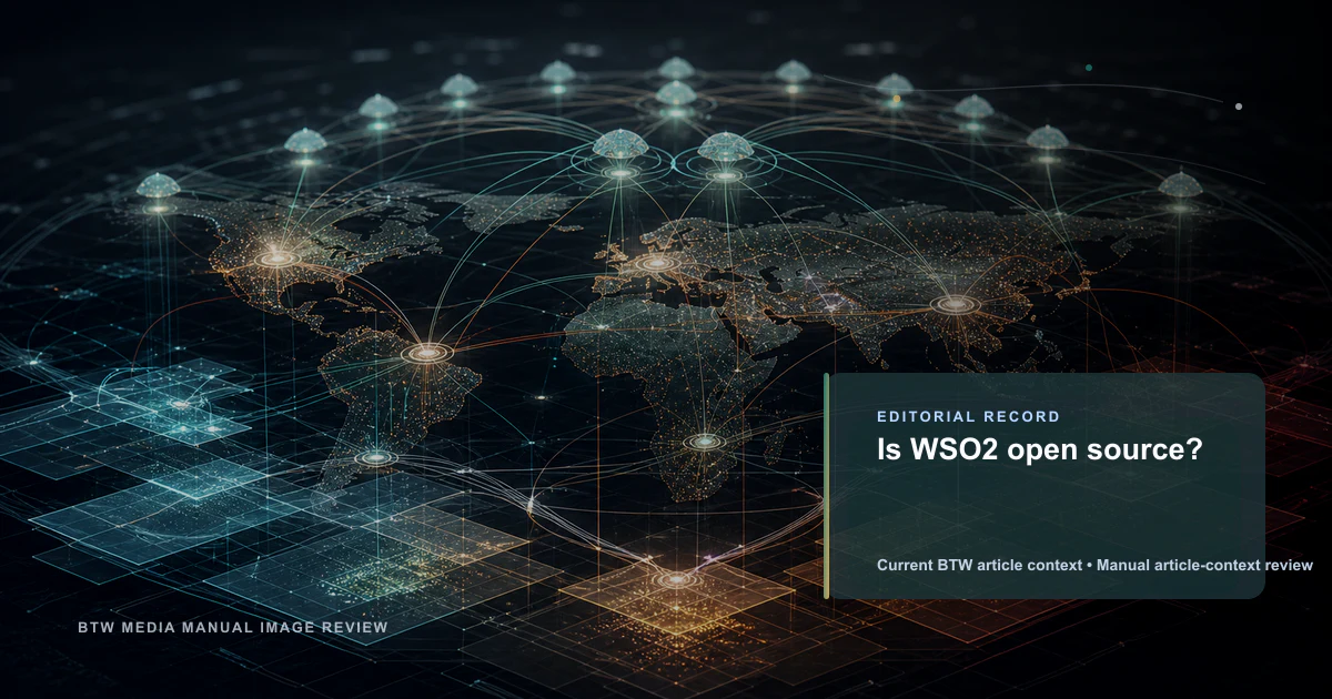 WSO2 是开源的吗？