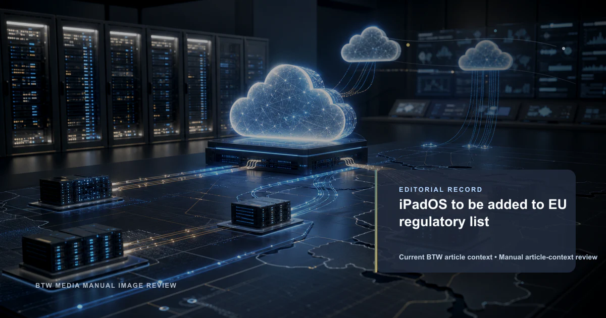 iPadOS 将被纳入欧盟监管清单