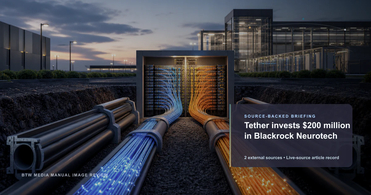Tether 向 Blackrock Neurotech 投资 2 亿美元