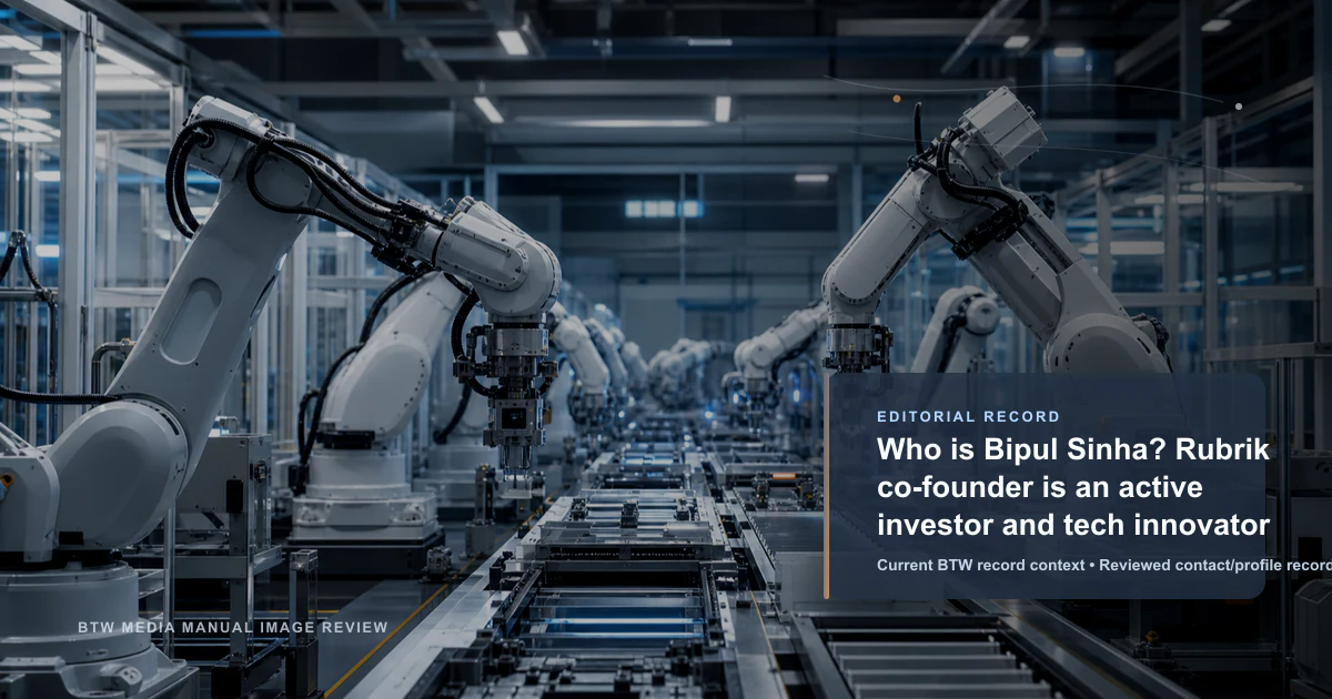 Who is Bipul Sinha? Rubrik co-founder is an active investor and tech innovator reviewed editorial briefing visual
