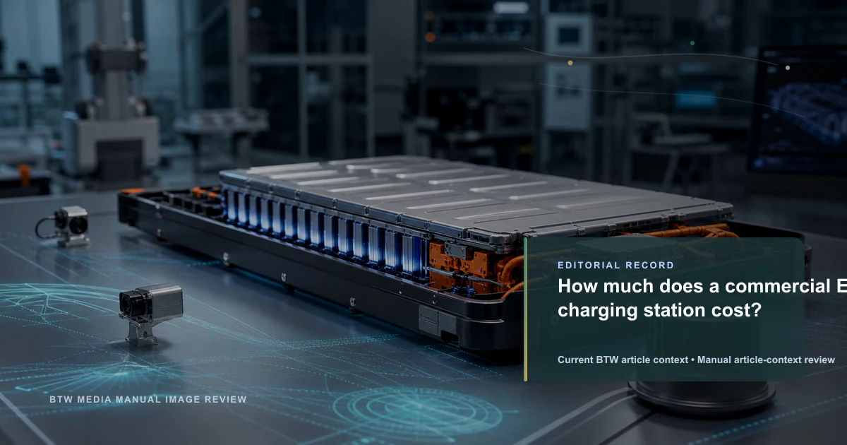 How much does a commercial EV charging station cost? reviewed editorial briefing visual