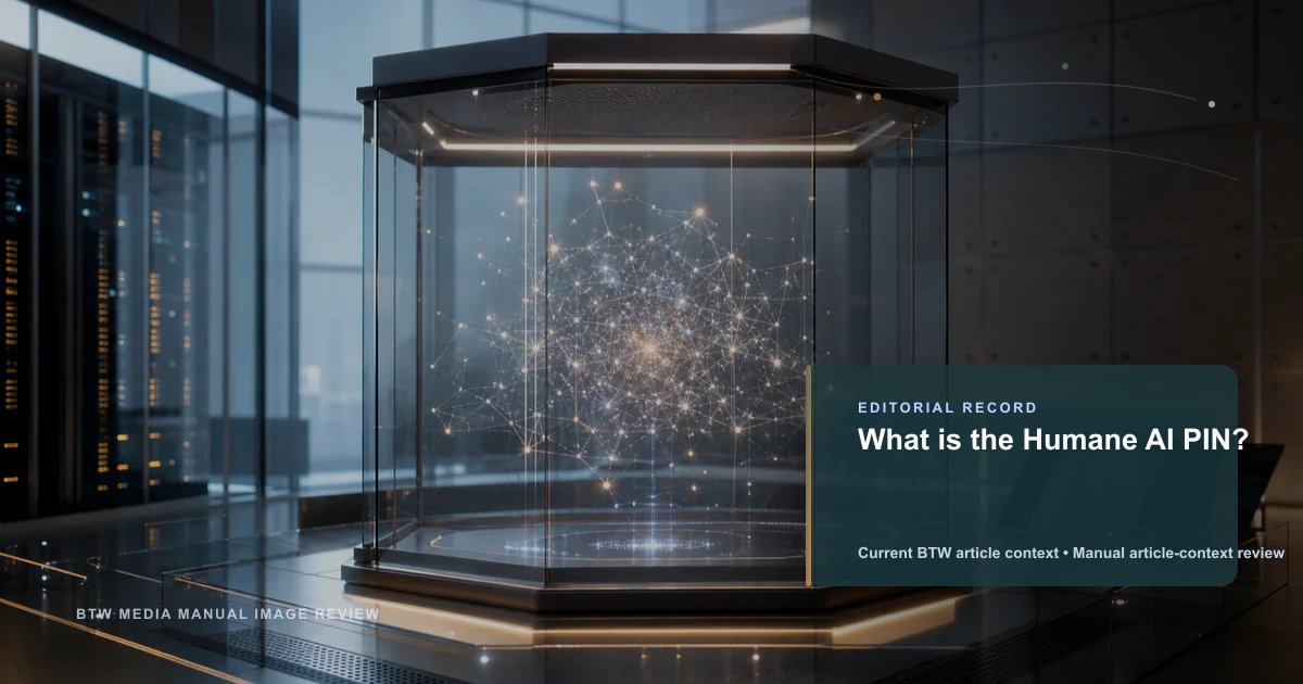 What is the Humane AI PIN? reviewed editorial briefing visual