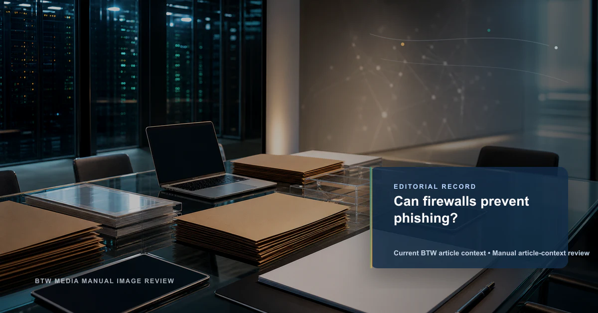 Can firewalls prevent phishing?