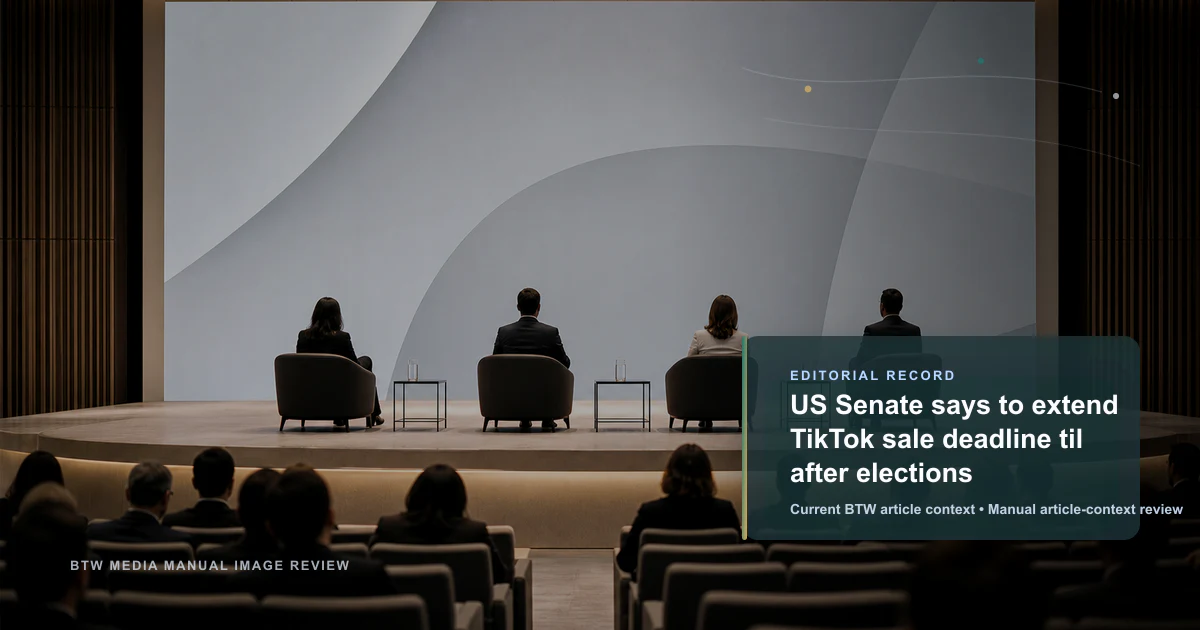 Le Sénat américain envisage de prolonger le délai de vente de TikTok après les élections