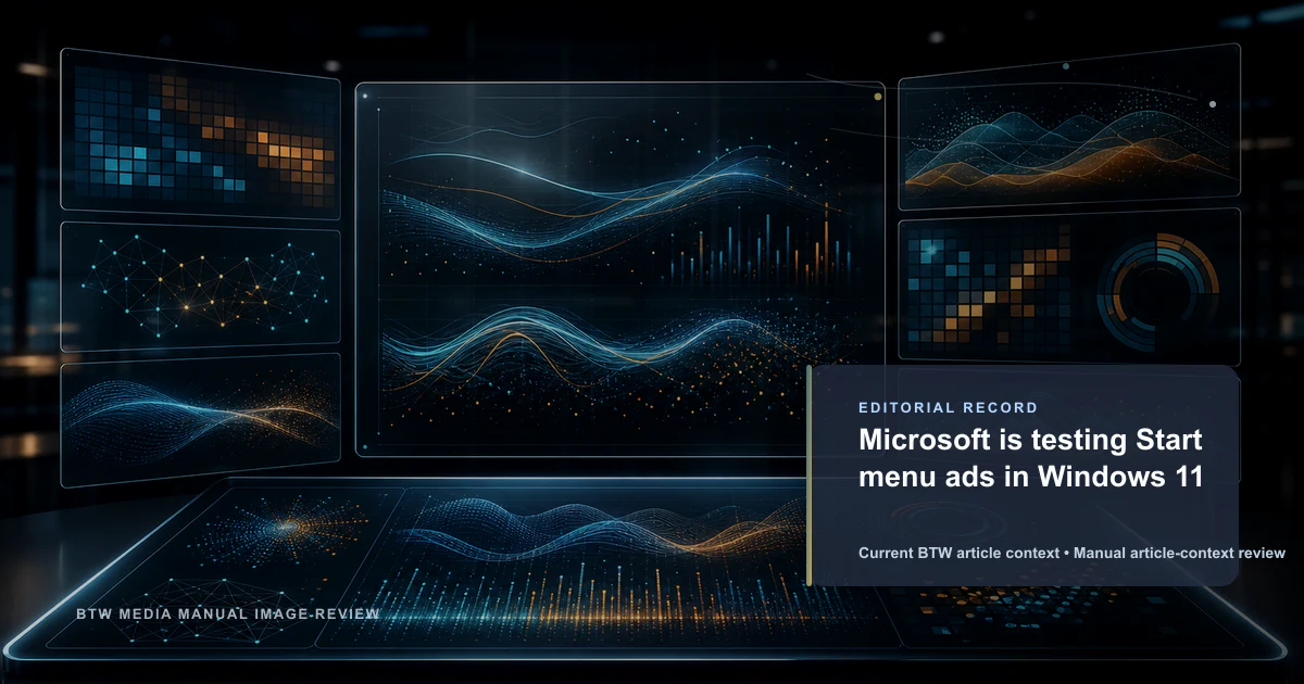 Microsoft teste des publicités dans le menu Démarrer de Windows 11