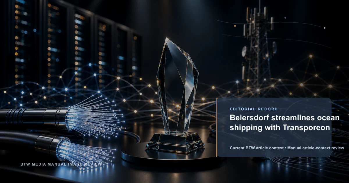 Beiersdorf streamlines ocean shipping with Transporeon reviewed editorial briefing visual