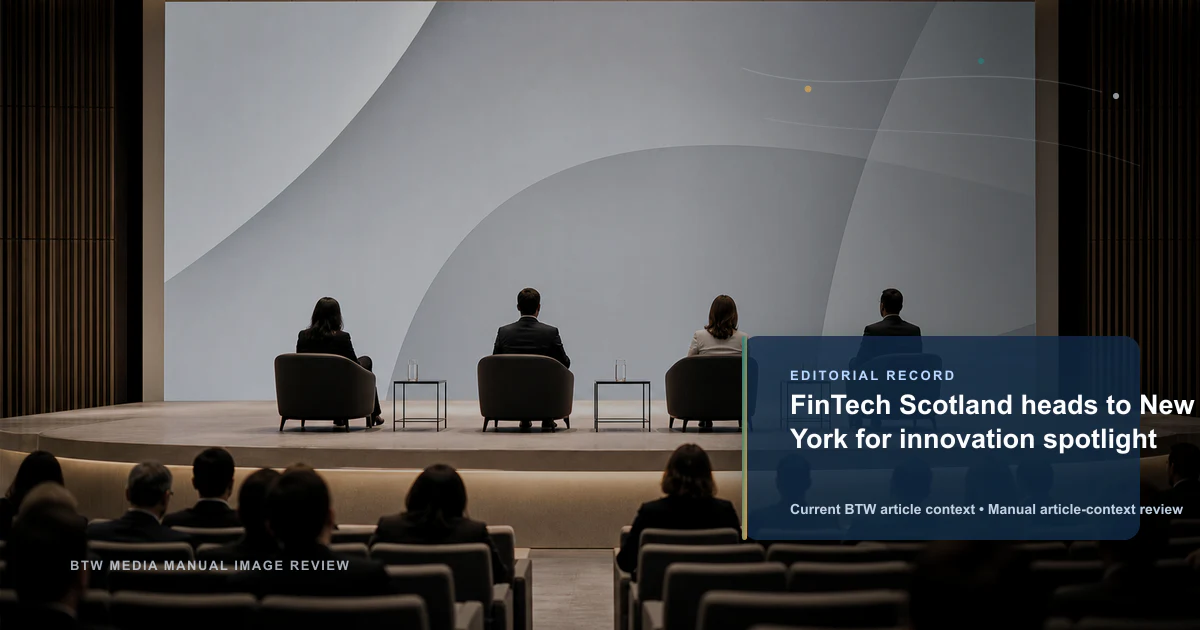 FinTech Scotland à New York pour l'innovation