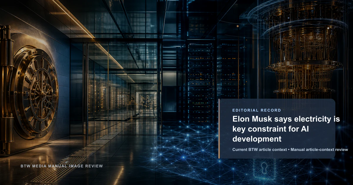 Elon Musk affirme que l'électricité est une contrainte clé pour le développement de l'IA