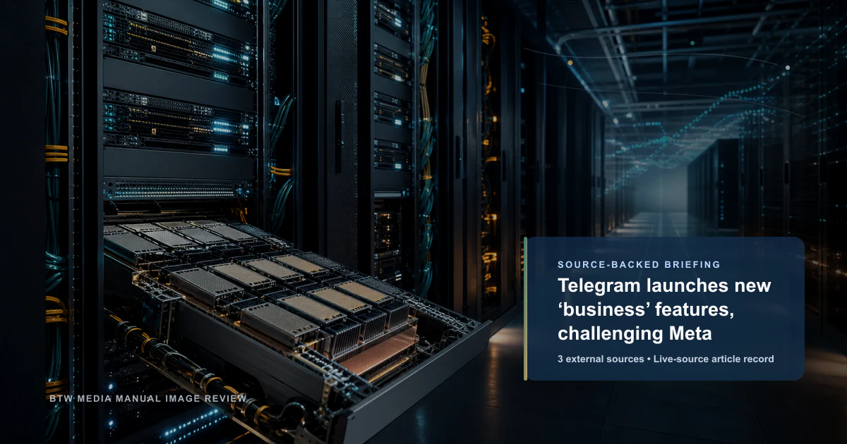 Telegram 推出新「商务」功能，挑战 Meta