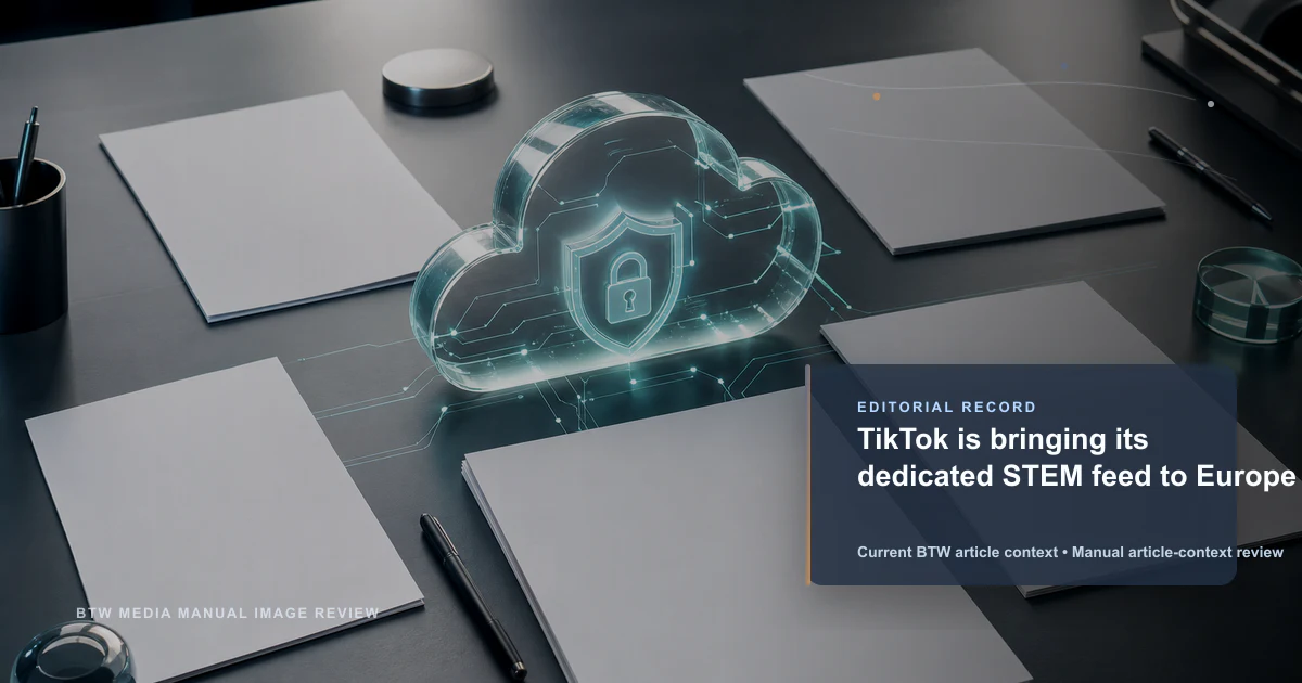 TikTok lance son flux STEM dédié en Europe