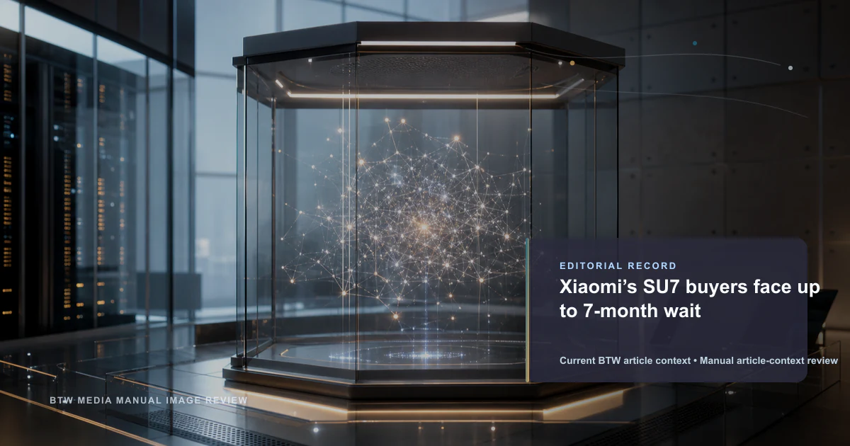 Xiaomi SU7 : jusqu’à 7 mois d’attente pour les acheteurs