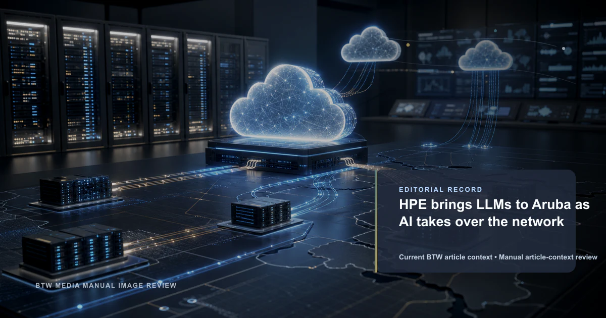 HPE 将 LLM 引入 Aruba，AI 接管网络