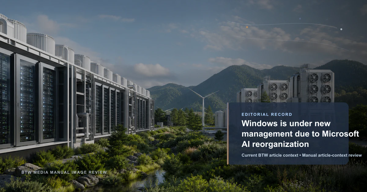 Windows bajo nueva dirección debido a la reorganización de IA de Microsoft