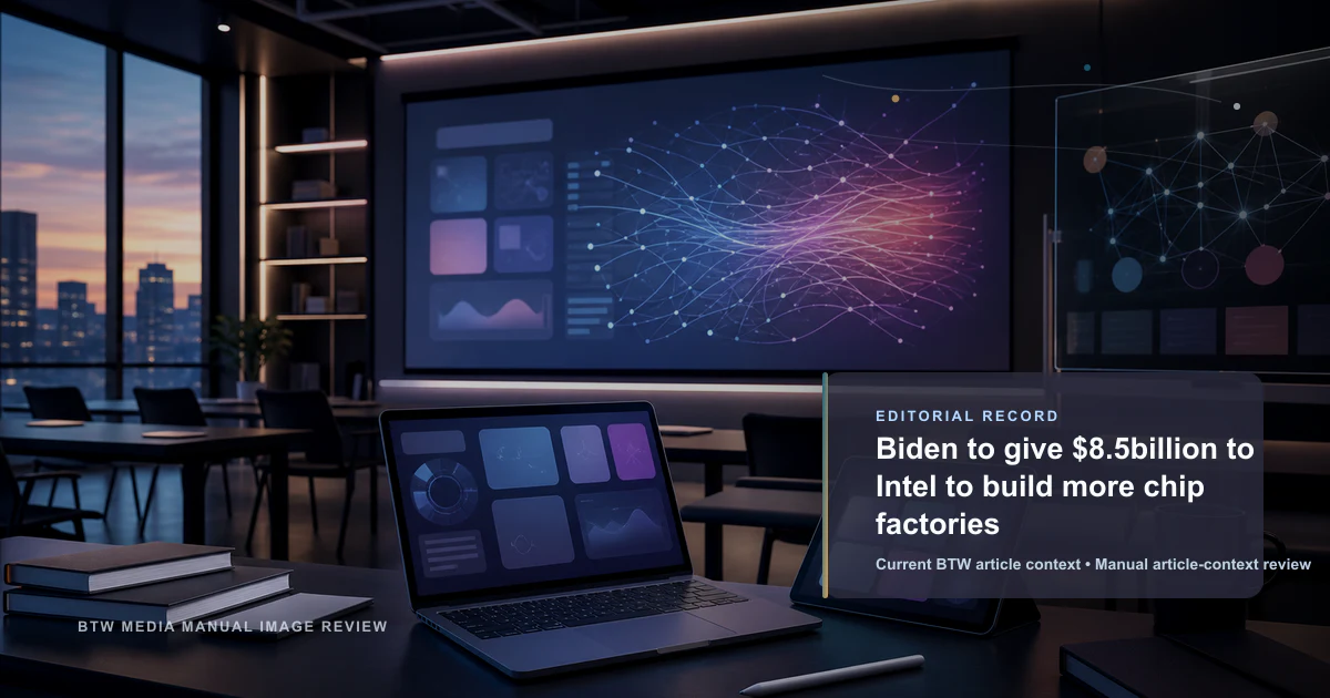 Biden va donner 8,5 milliards de dollars à Intel pour construire plus d'usines de puces