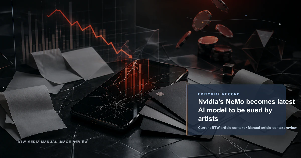 Nvidia’s NeMo becomes latest AI model to be sued by artists