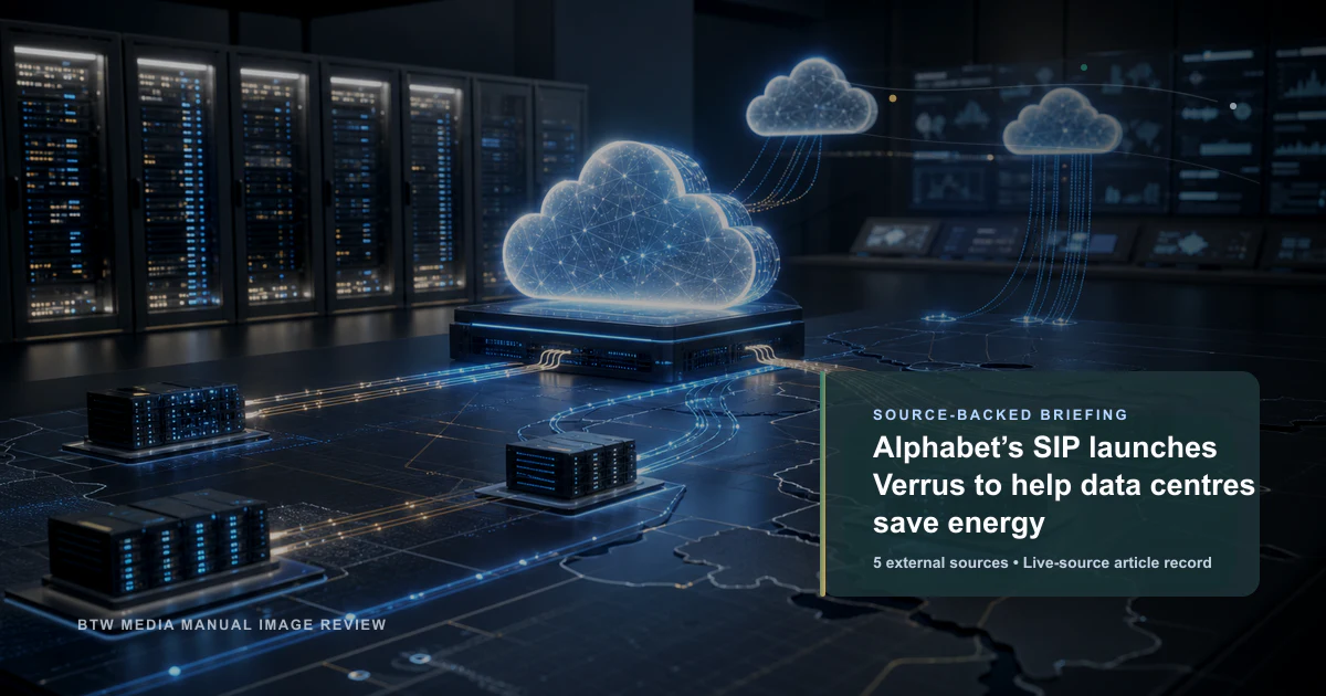 Alphabet SIP lance Verrus pour aider les centres de données à économiser l'énergie