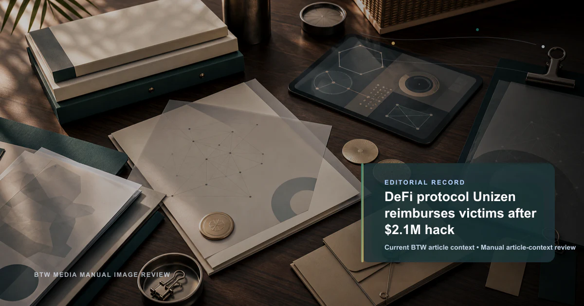 DeFi 协议 Unizen 在 210 万美元黑客攻击后赔偿受害者