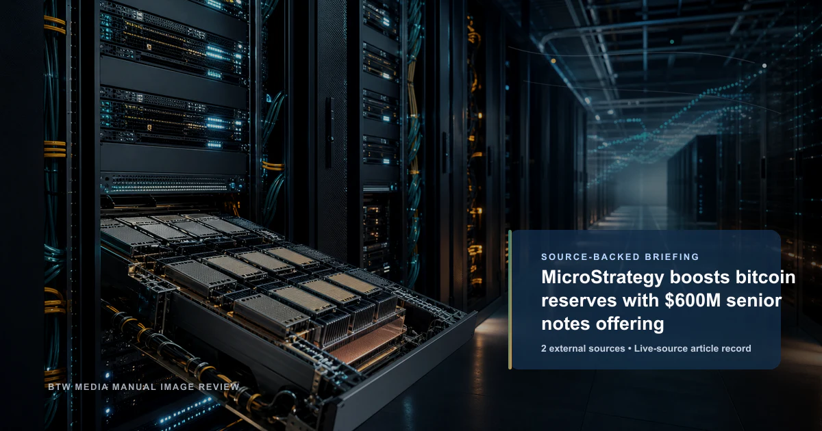 MicroStrategy renforce ses réserves de bitcoins avec une émission d'obligations senior de 600 millions de dollars