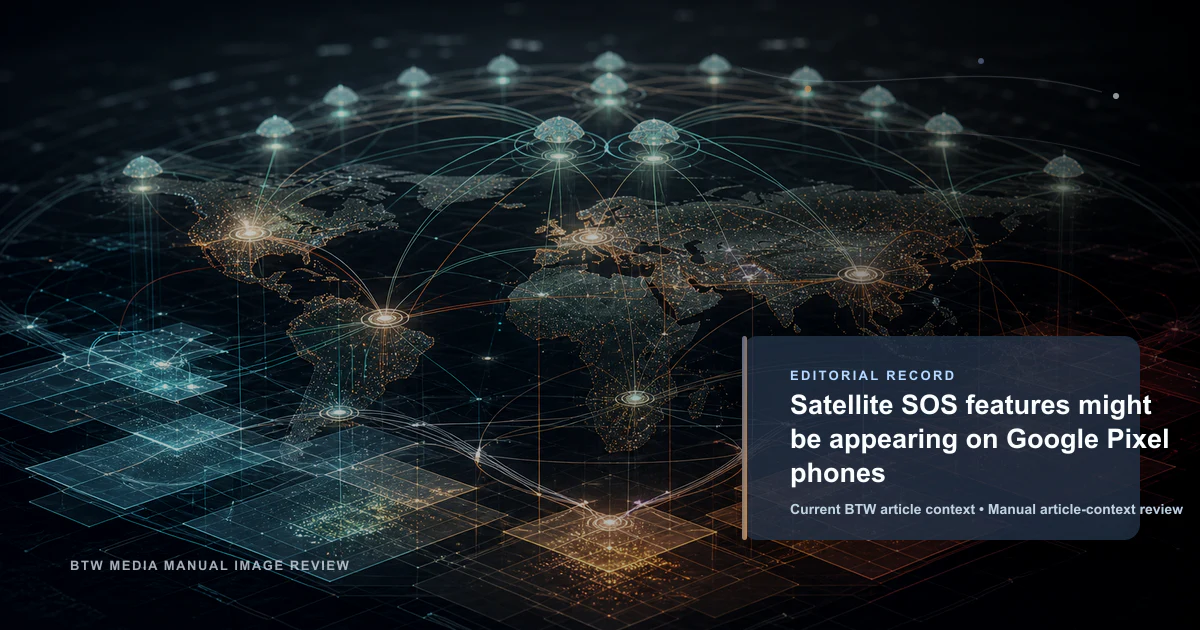 Des fonctions Satellite SOS arriveraient sur les Pixel de Google