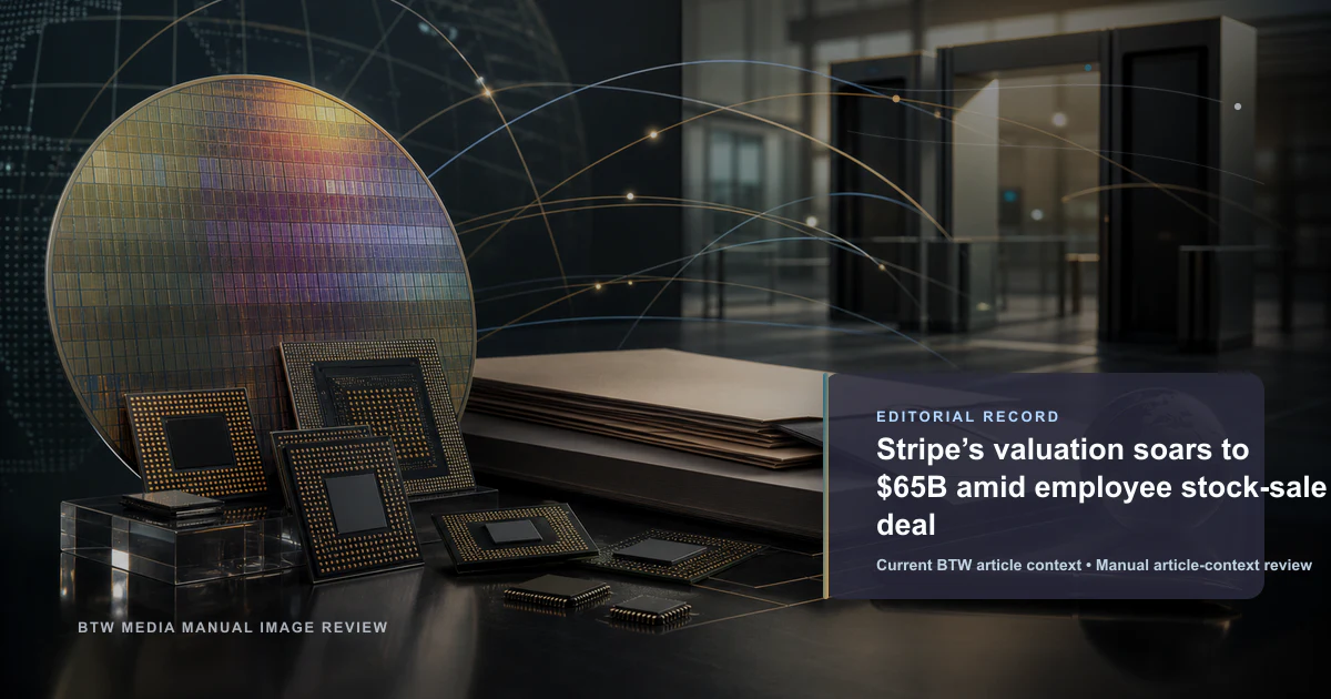 La valorisation de Stripe s'envole à 65 milliards $ avec la vente d'actions aux employés