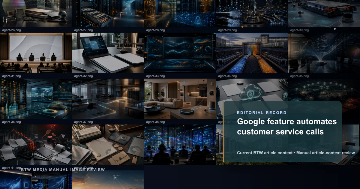 Google automatise les appels au service client