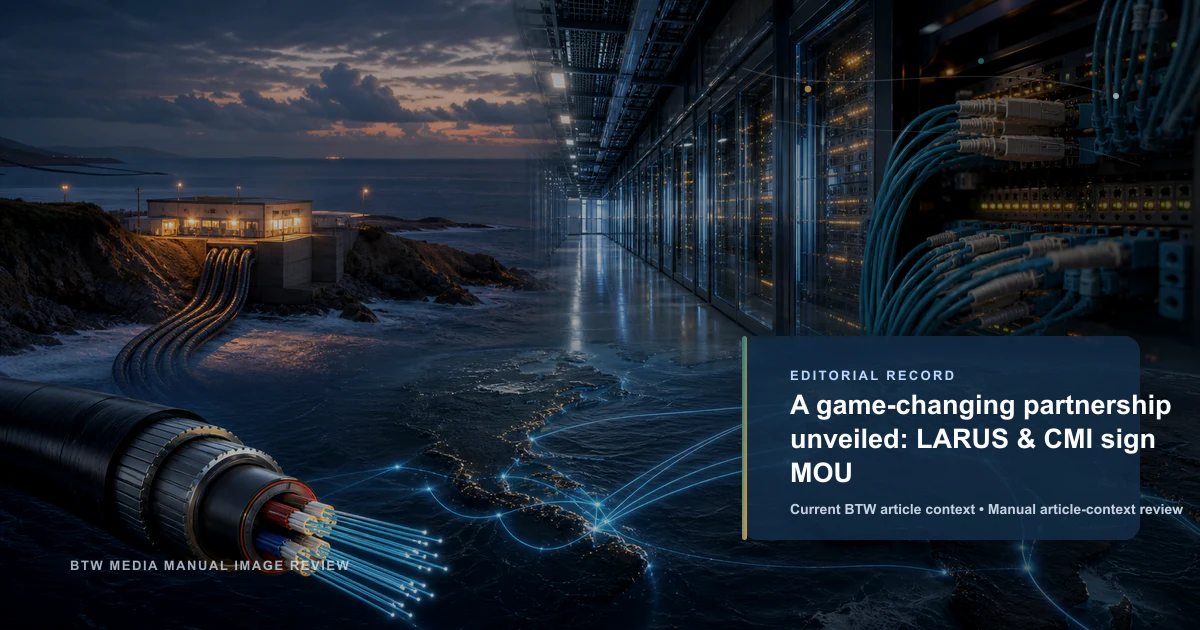Un partenariat révolutionnaire dévoilé : LARUS & CMI signent un MoU