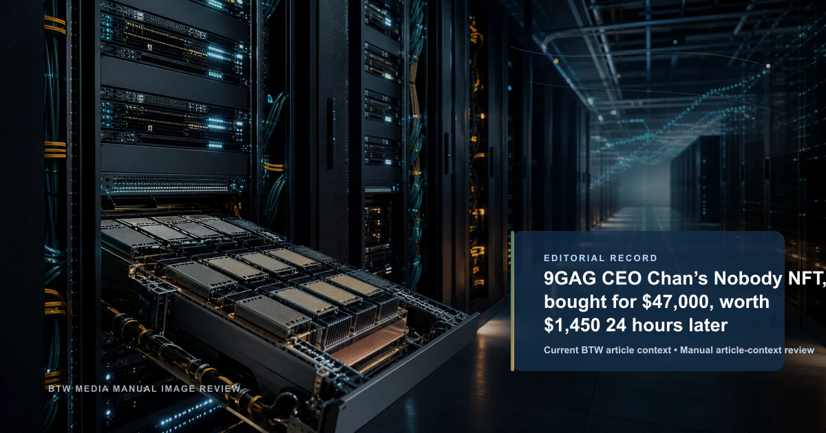 El CEO de 9GAG Chan compra un NFT Nobody por $47,000, que vale $1,450 24 horas después